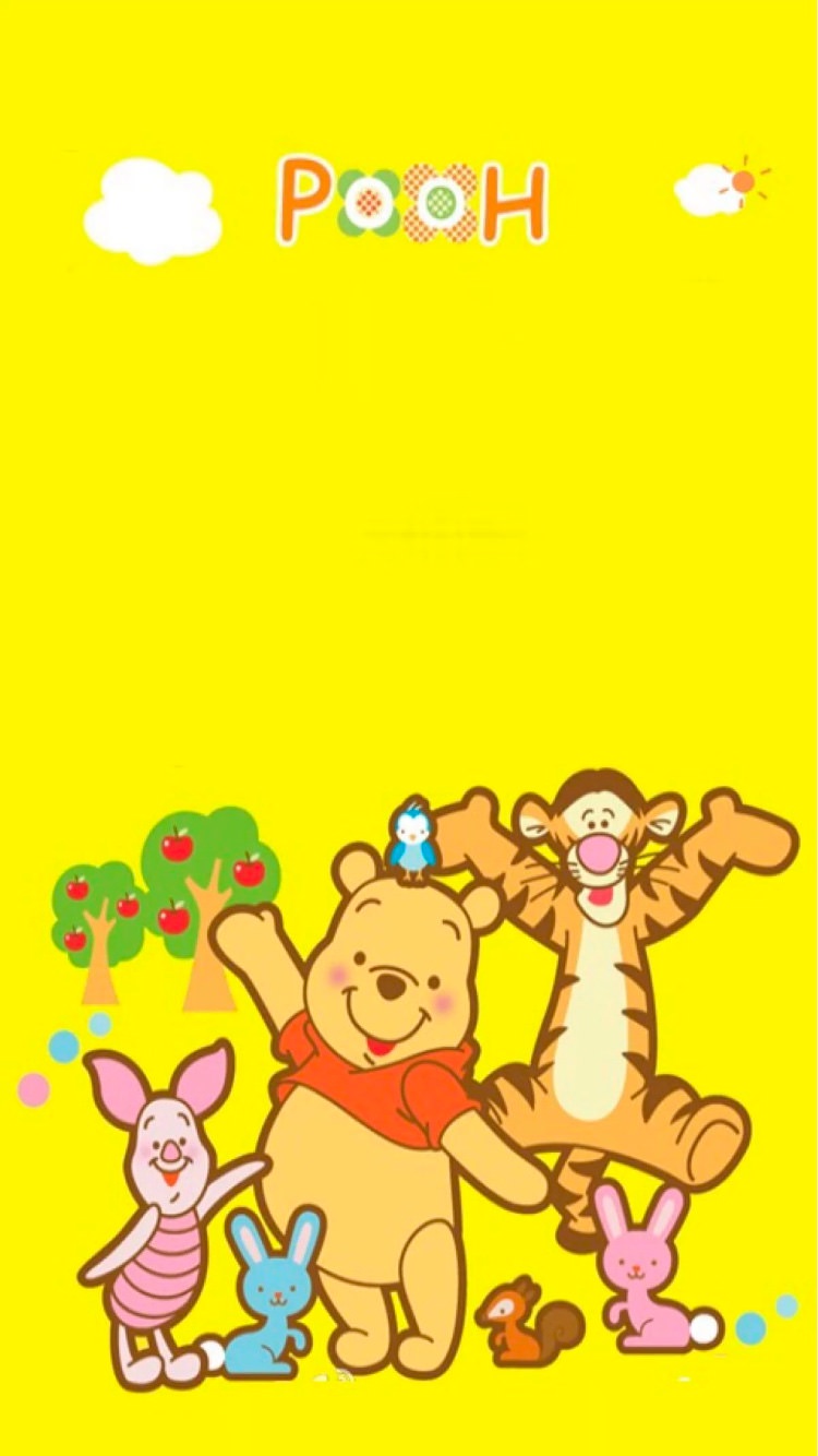 wnniethepooh04 - くまのプーさんの高画質スマホ壁紙26枚 [iPhone＆Androidに対応]