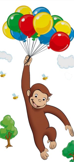 おさるのジョージの無料高画質スマホ壁紙24枚 | エモい!!スマホ壁紙辞典