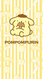 pompompurin24 150x275 - ポムポムプリンの無料高画質スマホ壁紙47枚 [iPhone＆Androidに対応]