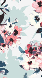 floral01 150x275 - おしゃれな花柄の無料高画質スマホ壁紙115枚 [iPhone＆Androidに対応]