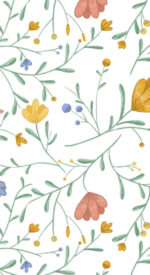 floral08 150x275 - おしゃれな花柄の無料高画質スマホ壁紙115枚 [iPhone＆Androidに対応]