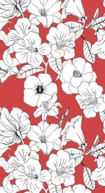 floral09 150x275 - おしゃれな花柄の無料高画質スマホ壁紙115枚 [iPhone＆Androidに対応]