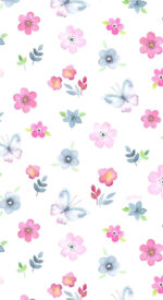 floral102 150x275 - おしゃれな花柄の無料高画質スマホ壁紙115枚 [iPhone＆Androidに対応]