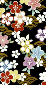 floral114 150x275 - おしゃれな花柄の無料高画質スマホ壁紙115枚 [iPhone＆Androidに対応]