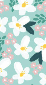 floral17 150x275 - おしゃれな花柄の無料高画質スマホ壁紙115枚 [iPhone＆Androidに対応]