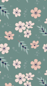 floral35 150x275 - おしゃれな花柄の無料高画質スマホ壁紙115枚 [iPhone＆Androidに対応]