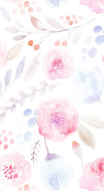 floral42 150x275 - おしゃれな花柄の無料高画質スマホ壁紙115枚 [iPhone＆Androidに対応]