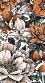 floral46 150x275 - おしゃれな花柄の無料高画質スマホ壁紙115枚 [iPhone＆Androidに対応]