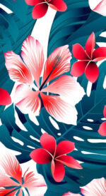 floral59 150x275 - おしゃれな花柄の無料高画質スマホ壁紙115枚 [iPhone＆Androidに対応]
