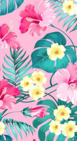 floral68 150x275 - おしゃれな花柄の無料高画質スマホ壁紙115枚 [iPhone＆Androidに対応]
