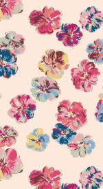 floral76 150x275 - おしゃれな花柄の無料高画質スマホ壁紙115枚 [iPhone＆Androidに対応]