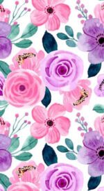 floral90 150x275 - おしゃれな花柄の無料高画質スマホ壁紙115枚 [iPhone＆Androidに対応]