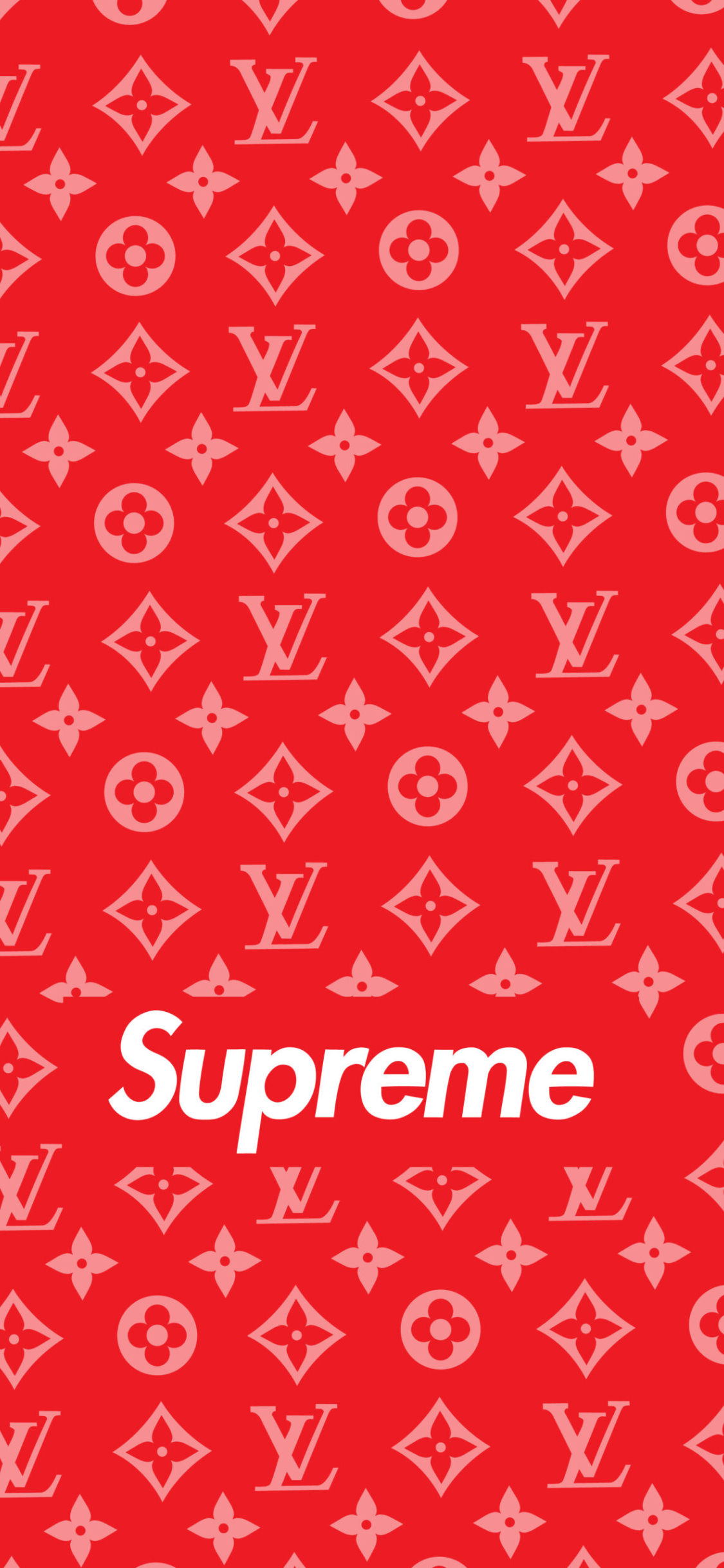 lvxsupreme01 - Louis Vuitton x Supremeの無料高画質スマホ壁紙2枚 [iPhone＆Androidに対応]